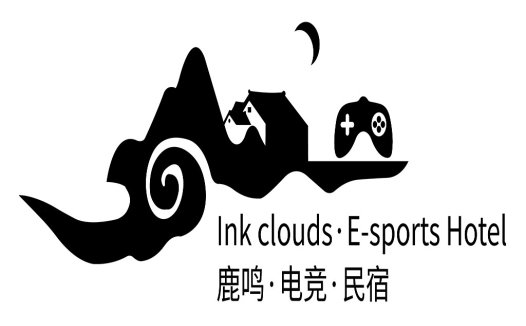 Ink Clouds E-sports Hotel Logo Design