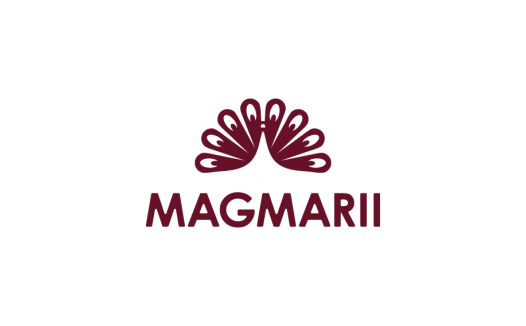 简洁优雅的扇形logo设计