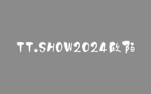TT.SHOW2024年logo设计