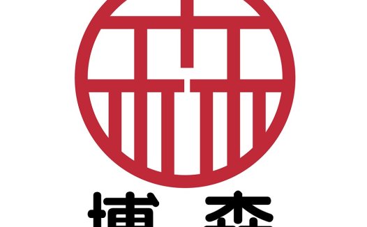 红色圆形网格logo设计