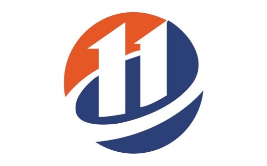 简洁现代数字11标志设计