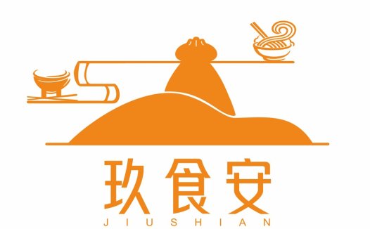 美食餐厅logo设计:简约中式风格