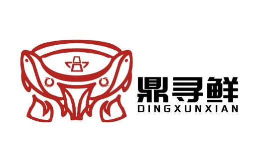 鼎寻寻鲜鲜logo设计