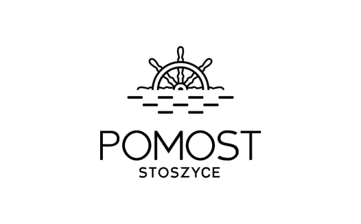 船舵主题的POMOST Logo设计