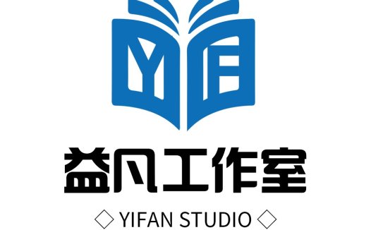YIFAN STUDIO logo设计 - 简约书本符号