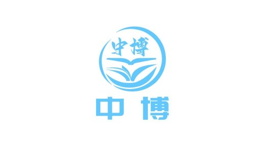 蓝色简约书本logo设计