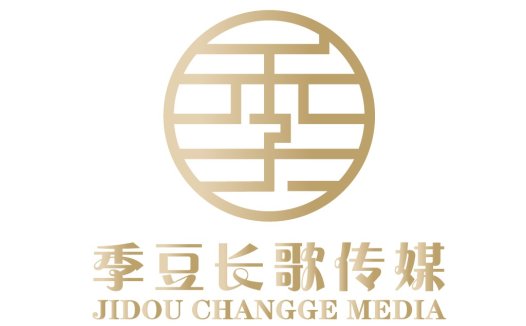 金黄色圆形图案logo设计