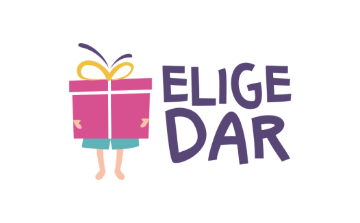 Elige Dar Logo设计:创意礼品盒图标