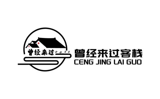 传统建筑元素的简约logo设计