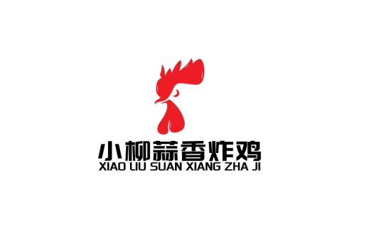 红鸡头标志设计，炸鸡店logo创意