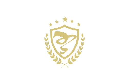 金色盾牌徽章logo设计