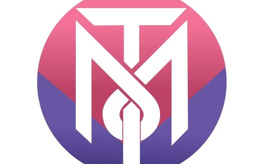 简约现代风格的'M'字母logo设计