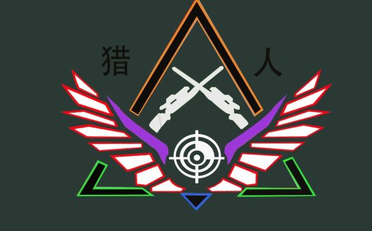 猎人logo设计:现代军事风格