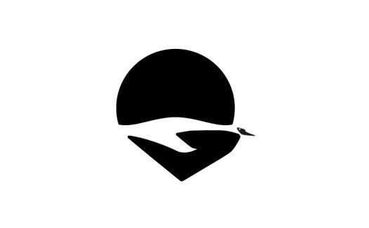 简洁优雅的自然主题logo设计