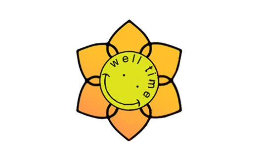 微笑花形logo设计