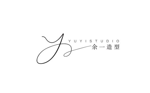 简约线条艺术Y字母logo设计