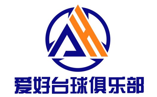 专业设计:蓝色橙色三角形logo设计