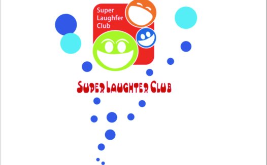 超级笑俱乐部logo设计
