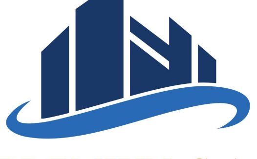 建筑公司logo设计:现代建筑与波浪线条的完美结合