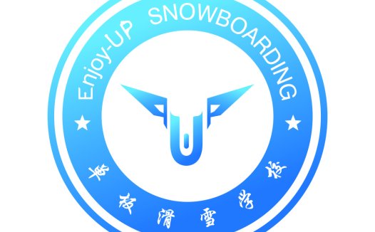 Enjoy-Up Snowboarding Logo Design
