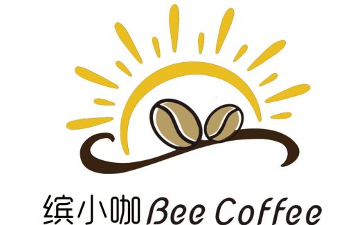 阳光咖啡豆logo设计