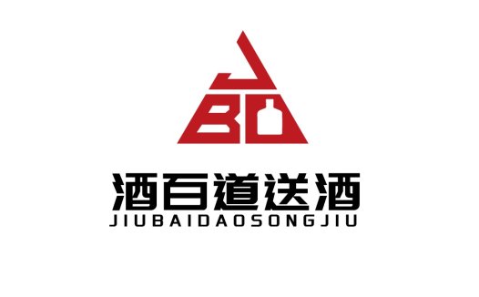 酒百百道送送酒logo设计