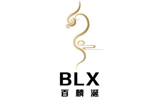 BLX logo设计:金色龙形图案与现代感结合