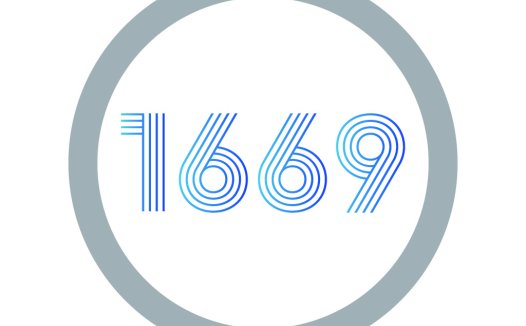 简约数字1669 logo设计