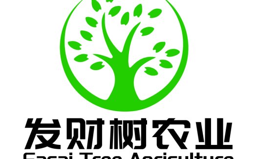 绿色树形logo设计,象征农业发展