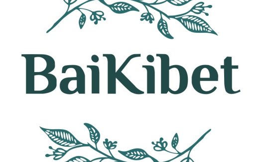 简洁自然风植物枝叶logo设计