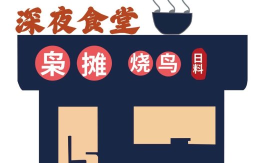 深夜食堂logo设计