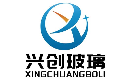 现代简约风格的XINGCHUANG玻璃logo设计
