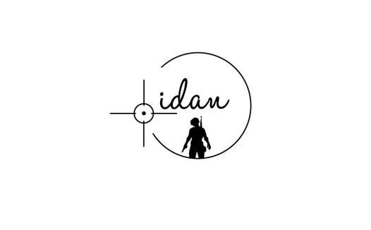 简约线条与人物轮廓的IDAN品牌logo设计