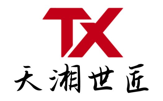 简约现代红色TX字母logo设计