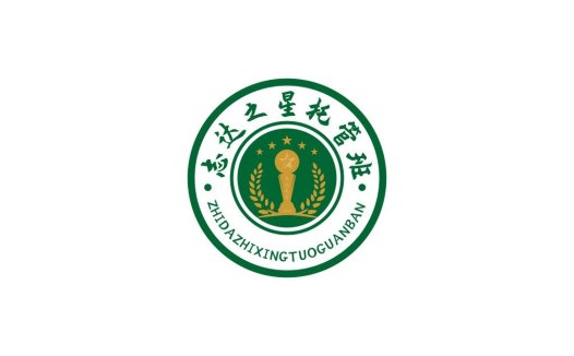 绿色植物主题教育机构logo设计
