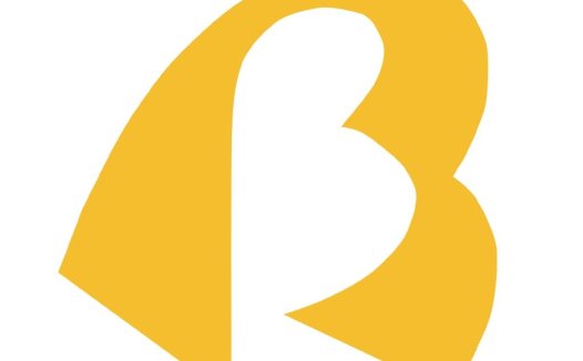 简洁现代的字母B标志设计