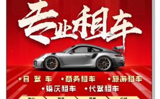 专业汽车租赁服务logo设计