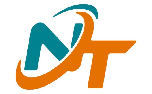 简洁现代的NT字母logo设计