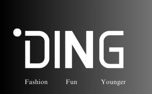 简约时尚logo设计:DING