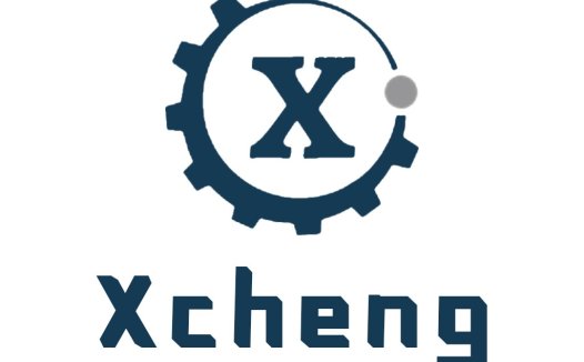 机械齿轮X字母logo设计