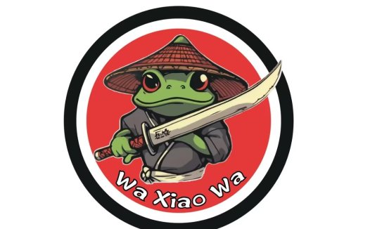 可爱青蛙武士logo设计