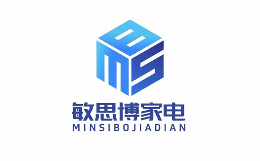 现代简约风格的MS字母logo设计