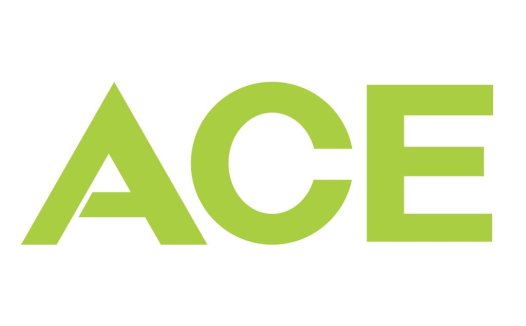 简洁明了的ACE字母logo设计
