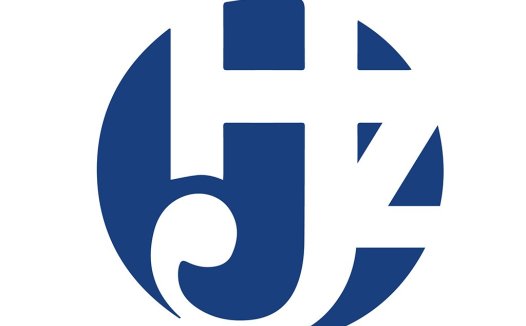 简洁现代的蓝色抽象logo设计