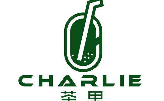 绿色简约茶饮品牌logo设计