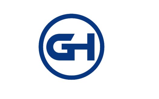 GH字母组合圆形logo设计