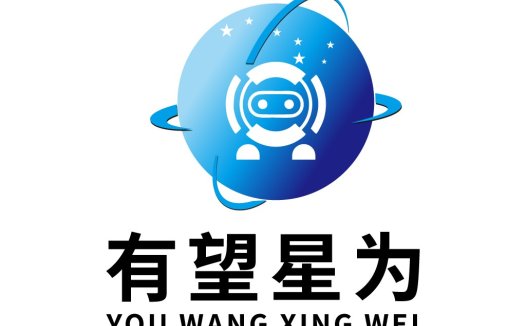 未来科技星球机器人logo设计
