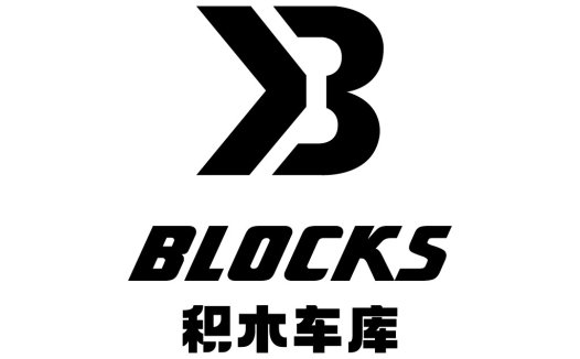 BLOCKS积木车车库logo设计