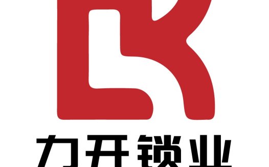红色简洁字母K标志设计