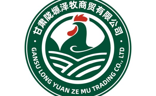 鸡形图案的绿色logo设计